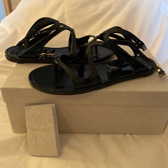 Jimmy Choo Lance Jelly Sandals - Picture 2 of 4